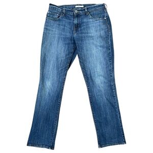 Levi's Blue Straight Leg Jeans Classic 505‎ Denim Style Zip Fly